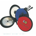 Round 6" Neoprene 24 CD Holder With Belt Clip